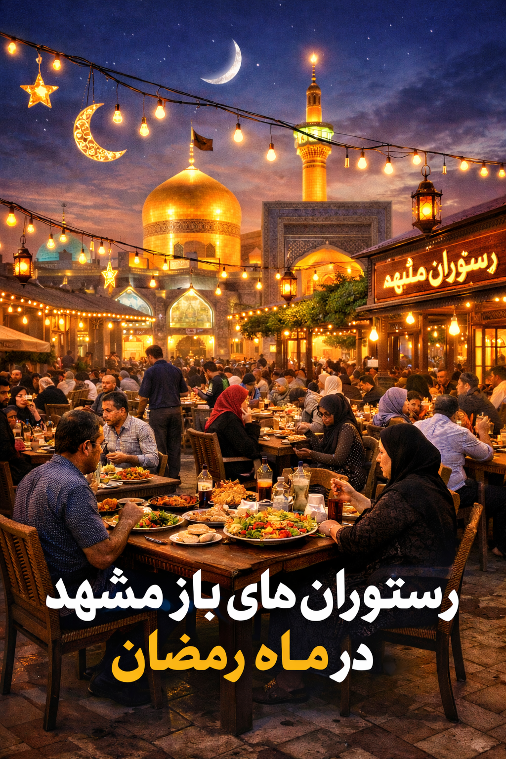رستوران های باز مشهد در ماه رمضان